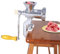 Fleischwolf Manuell, Aluminiumlegierung Fleischwolf mit Kurbel Manuelle Fleischmaschine Vintage Fleischwolf Verzinkte Mahlmaschine Mahlmaschine für Fleisch