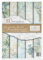 ITD Collection - Reispapier Kreativset A4 Decoupage Rice Paper Sheet 29,7 x 21 cm Serviettentechnik Mehrfarben (Flower Post Forget-me-not, RP036)