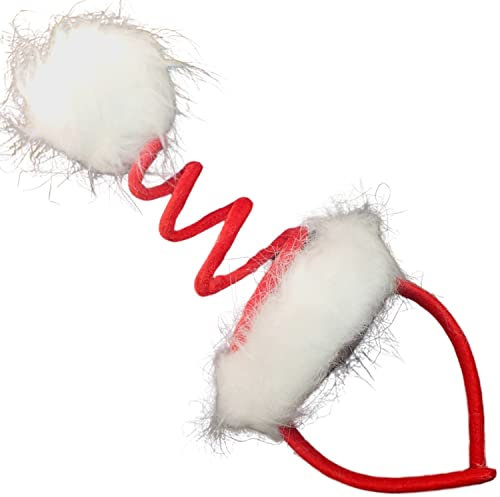 Topkids Accessories Weihnachten Stirnbänder für Erwachsene & Kinder, Weihnachtsmützen auf Haarreifen, Weihnachtsmannmütze Schraube, Weihnachtsbaum, Elf (Santa Spirale)