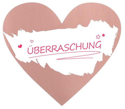 Kesote 48 Rubbellose Scratch Sticker Rubbel Etiketten Herz Rubbellos Aufkleber Rosegold für Rubbelkarte Überraschung Hochzeit, 7,5cm