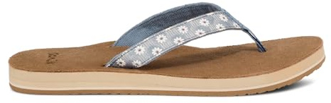 Sanuk Happy Placer Daisy - Women - FINAL SALE Sandals, Weißer Gänseblümchen, 39 EU