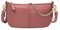Fossil Damentasche Jolie, LiteHide pinke Leder-Baguette für Damen, L: 21,6 cm, B: 6,4 cm, H: 11,4 cm, ZB1877665