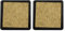 2X Stempelkissen Stempel-Kissen Hochzeit Brief Dokument Gold
