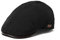 TOP-EX Designer-Schiebermütze für Herren für Golf oder Freizeitkleidung, stilvoller Schirm, für Golf, Angeln, Schießen, Wandern und Jagd, 57–65 cm (M-XXXL), 47#Schwarz, M/L