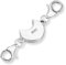 ALEXCRAFT Mond Magnetverschluss Kette Silber 925 Verschluss Halskette Armband DIY Jewellery Making Accessories
