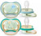 Philips Avent Ultra Air Schnuller – 2 x Leichter, leuchtender Schnuller, atmungsaktiv, nachtleuchtender Babyschnuller für Babys im Alter von 0-6 Monaten, BPA-frei, mit Sterilisator-Tragetasche