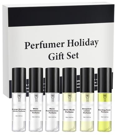 Parfümspray-Set, lang anhaltender Duft, frisch und nicht stechend, Parfümspray für Dates mit Damen, 60 ml TGe583 (White, 8.5x1.8CM)