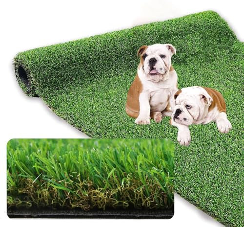 Gazon artificiel 10 x 1 m, tapis de gazon synthétique, pour extérieur, 30 mm de hauteur, vendu au mètre, perméable à l'eau, rouleau de gazon artificiel pour l'extérieur