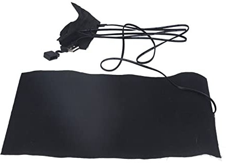 Nimomo Almohadilla Calefactora de Ropa Eléctrica USB Chaleco a Prueba de Agua de 3 Velocidades Hoja Calefactora Almohadilla Calefactora de Fibra de Carbono Ropa de Invierno