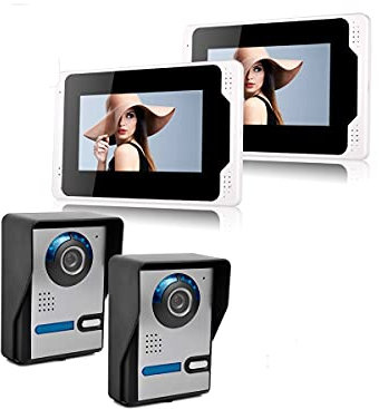 IUBGFTO Doorbell,7 inch HD Video intercom Outdoor Unit with Adjustable Angle Video doorbell