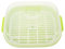 Gatuida 1 Pieza buque de vapor vaporera Humeante de bolas de masa para microondas pequeño de microondas Verde