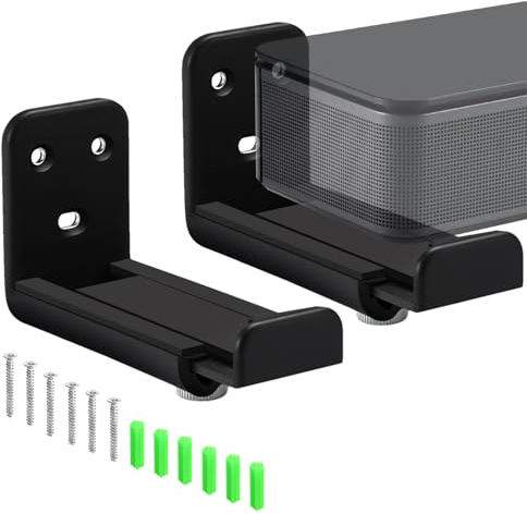 Zyntora Soundbar Wandhalterung | Wandhalterung,Haushalts-Soundbar-Halterung Mit 9-14 cm Tiefenverstellung Für Schlafzimmer Wohnzimmer Unter TV