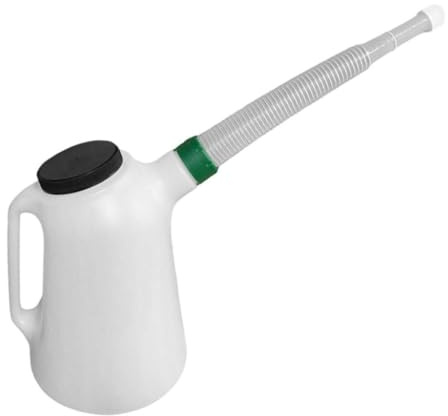Folpus Pichet d' avec Couvercle, récipient Portable Polyvalent et Facile à Utiliser avec verseur pour véhicule Automobile, 3l 27cmx17cm