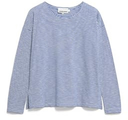 ARMEDANGELS Damen Longsleeve aus Bio-Baumwolle XIANAA Stripes Loose Fit