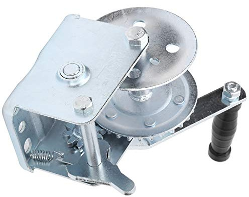 TOPINCN Cabestan de Remorque en Fer Durable, Treuil Manuel pour Bateau de Yacht, Résistant aux Intempéries, Installation Facile, pour Les Amateurs de Plein Air
