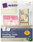 Avery Printable Greeting Cards, Half-Fold, 5.5 x 8.5, Textured White, 30 Blank Cards with Envelopes (3378)