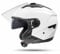 ATO Moto Jet Helm LA Street Motorradhelm mit Doppelvisier System Integrierte Visiermechanik 4 punkt Belüftung und neuster Sicherheitsnorm ECE 2205 Größe: M 57-58cm