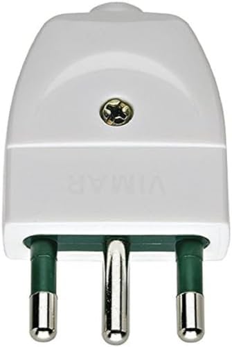 Vimar 00202.B Spina 2P+T 16A S17 Assiale, Bianco
