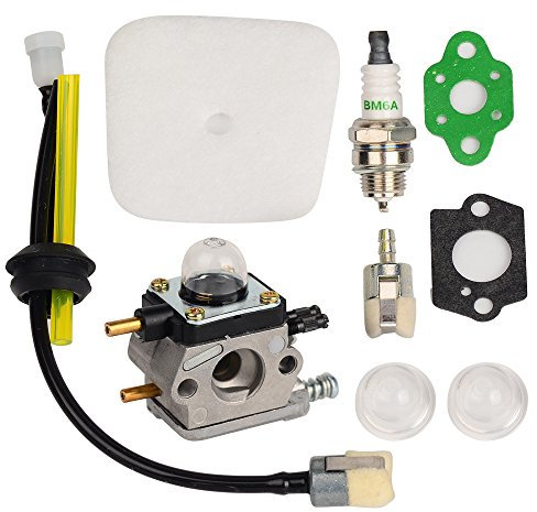 Carkio C1U-K54A Vergaser mit Luftfilterdichtung, Kraftstoff-Repower Kit für Echo 2 Cycle Mantis 7222 7222E 7222M 7225 7230 7234 7240 7920 7924 Gartenfräse