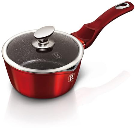 Berlinger Haus Metallic Line BH-1525N Stieltopf, 16 cm, Bordeaux