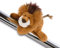 Nici 42904 Magnet Lion, 12 cm Magnettier Löwe Kitan, braun