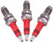 3pcs bougie D8TC 3 électrode pour 125 150 CF250 moto CG6 CF250 bougie quad
