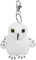WOW! STUFF WW-1074 Mini Hedwig Harry Potter, réplique, Niffler, Animaux fantastiques, Wizarding World, peluche avec son, porte-clés, étiquette de sac, blanc