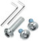 OTFAITP M8x28mm Screws for 2-3-4-Wheel Kid Scoote Replacement Micro Mini Foldable Kick Scooter Kids Scooters Axles Repair