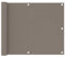 vidaXL Balkon Sichtschutz Bespannung Terrasse Windschutz Sonnenschutz Balkonbespannung Balkonverkleidung Taupe 75x500cm Oxford-Gewebe