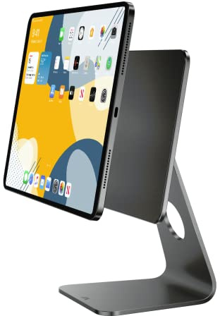SWITCHEASY MagMount Magnetischer Ständer für iPad Pro 11 – Magnetischer Ständer aus Flugzeug-Aluminiumlegierung, um 360° verstellbar, magnetisch, iPad Pro Ständer 11 Zoll / iPad Air 11 Zoll, Space