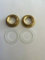 Aliaxis Brass Flanged Backnut 1/2'' with washers Pair (2) Tap Back nut