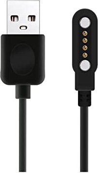 MIYIYQP Smart Watch Charger Cable,Universal Magnetic Suction USB Smartwatch/Fitness Tracker Charging Cable 4 Pin Cord, Charger Contact pin spacing 7.62 mm