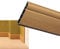 VP Roomline Skirting Board 150mm x 5m - Plastic Ogee Skirting Board - English Oak