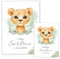 Cozy Racoon U-Heft- und Impfpasshülle mit Personalisierung| 3- teiliges Set | Hochwertige Hülle für Untersuchungsheft und Impfpass Deines Kindes | Löwen Junge (mit Personalisierung)