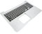 Dell Inspiron 5570/5575 Silver Palmrest & HEBREW Keyboard - 0M1FJK / 0MR2KH + 0TX7F9 (Renewed)