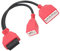 Diagnosescanner-Kabel, Kfz-Motorcodescanner, OBD2-Diagnosekabel-Adapter, Buchse auf 16-poligen 32-poligen Stecker, für Autel MX808 Maxisys MaxiDAS MS908P-Scanner