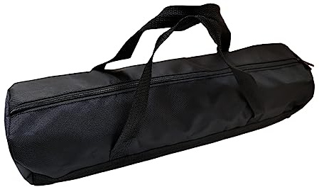Copechilla lange zylindrische form schwarz handheld werkzeugtasche doppelschicht verdickung wasserdichte verschleißfeste Oxford,50x15x15cm,notfall für Kofferraum, für große werkzeuge