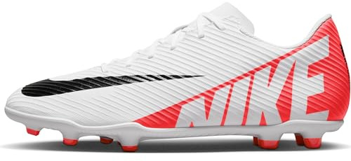 NIKE Men's Vapor 15 Club Fg/Mg Low, Bright Crimson White Black, 10.5 UK
