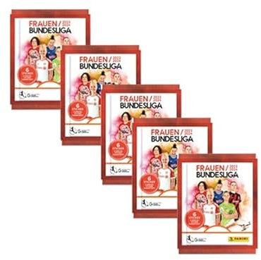 Panini Frauen Bundesliga 2023-2024 Sticker - 5x Stickertüten