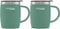 Thermo Cafe Desk Mug, Plastic, Duck Egg, 1 Count (Pack of 2)