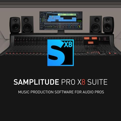 Samplitude Pro X8 Suite - The Master of Pro Audio | Recording, Editing, Mixing & Mastering | Audio Software | Music Program | for Windows 10/11 PC | 1 License for 2 Devices