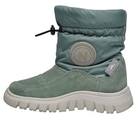 Naturino Stivali in Suede e Tessuto Tecnico, Salvia 30
