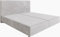 DELIFE Boxspringgestell Dream-Well Cord Silbergrau 200x200 cm