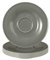 Seltmann Weiden Beat Color Glaze Kombi-Untertassen klein 6er Set | ø 13,7 cm | Passende Untertassen für Espressotasse (110 ml) und Teetasse (140 ml) | Rillenrelief | Porzellan | Perlgrau