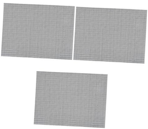 Garneck 3 Pz Tappetino a rete per barbecue grill tappetini forno tappetini per forno scotonelle grigliata barbecue per griglia in rete accessori per barbecue fibra di