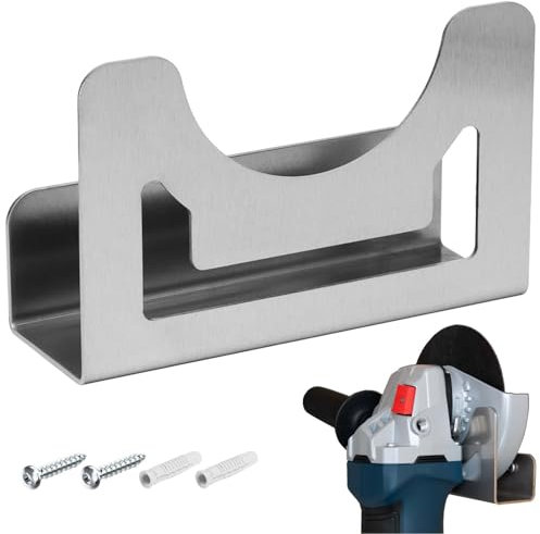 Winkelschleifer Halterung, Wandhalterung Winkelschleifer Wandhalter, Premium Winkelschleifer Halterung für Bosch, Makita, Dewalt, Einhell, Milwaukee, Festool, Akku Flex Wandhalterung