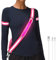 HENMI Lauflicht Joggen mit Reflektoren Gürtel,(mit 2 Stück Reflektorbänder) LED Wiederaufladbare USB Verstellbarer Lauflicht,für Radfahren oder Wandern Joggen Laufen Running Outdoor Sports-Rosa