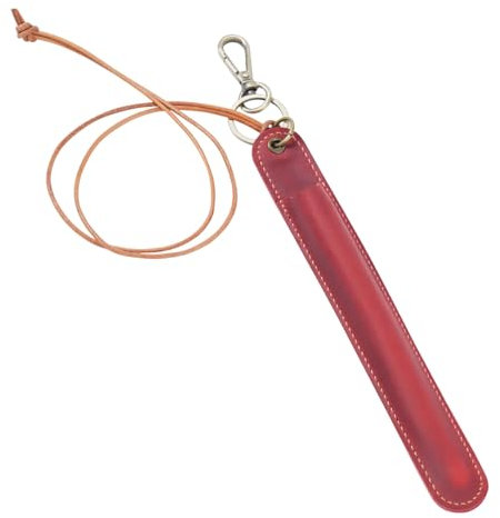 Wayfadacc Leder-Füllfederhalter-Schutzhülle, Stiftschutz, PU-Leder-Stiftetui, Füllfederhalter-Tasche, Stifteetui, C, 21*3*1cm