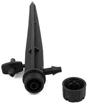 Abaodam 100 Stücke 8 Garten Wasser Tropf Bewässerung Sprinkler Bewässerung Tropf Schwarz 8 Löcher Emitter