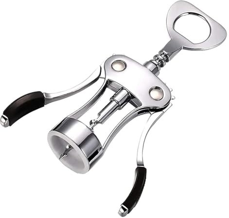 Sacacorchos de ala for vino tinto y cerveza, abridor de vino, aleación de zinc premium, sacacorchos de ala, abridor de botellas de vino.